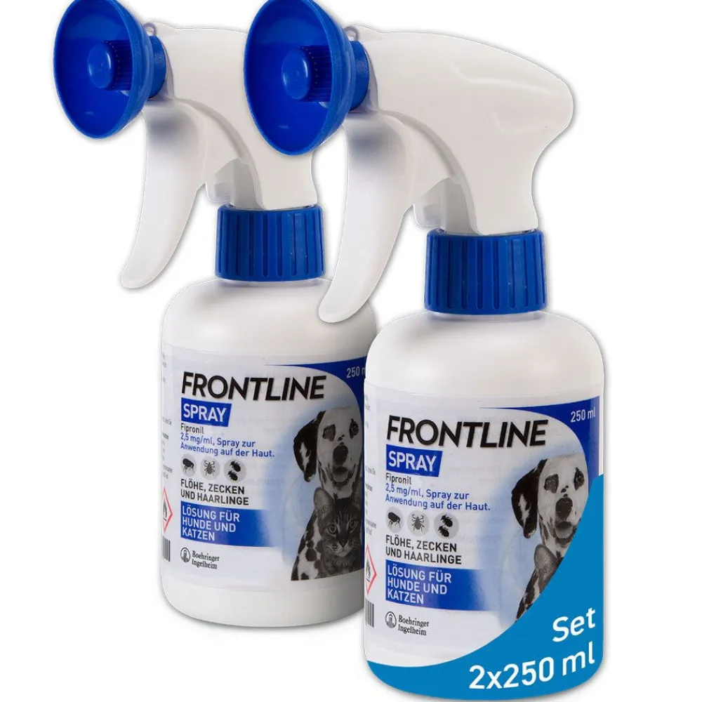 ® Spray gegen Zecken und Flöhe bei Hund und Katze>Frontline