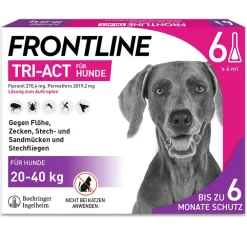 TRI-ACT® gegen Zecken, Flöhe und fliegende Insekten beim Hund (20-40kg)>Frontline Clearance
