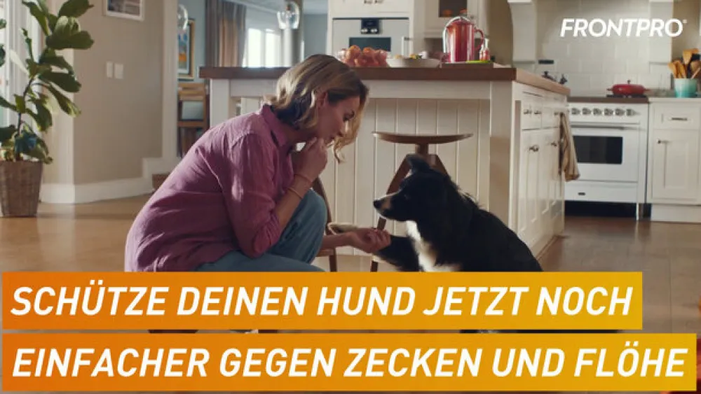 FRONTPRO® Kautablette gegen Zecken und Flöhe für Hunde (>10-25kg)| Discount