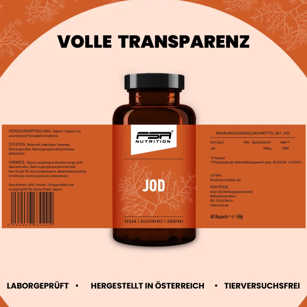 FSA NUTRITION Jod im Glas> Outlet