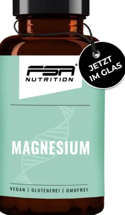 Magnesium Bisglycinat und Citrate 120 Kapseln im Glas|FSA NUTRITION Online