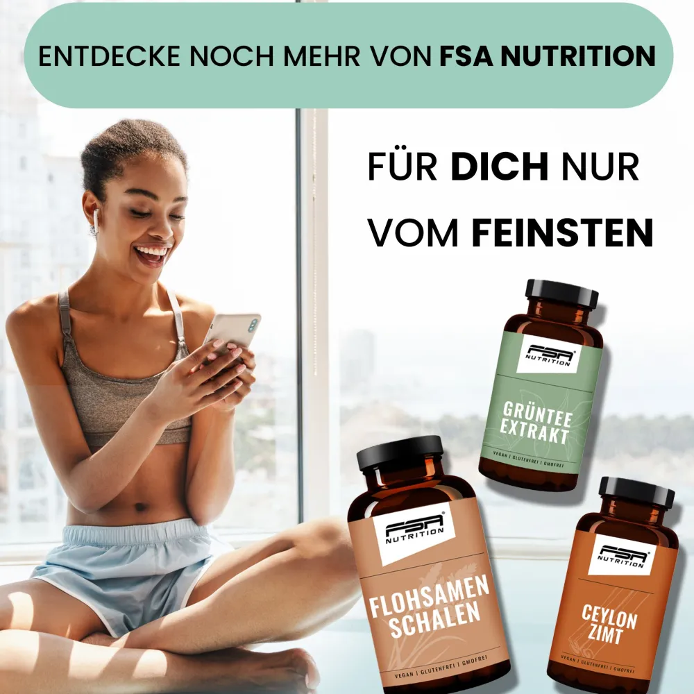 Magnesium Bisglycinat und Citrate 120 Kapseln im Glas|FSA NUTRITION Online