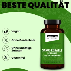 Sango Koralle natürliches Calcium + Magnesium im Glas><noscript><img width=