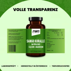 Sango Koralle natürliches Calcium + Magnesium im Glas><noscript><img width=