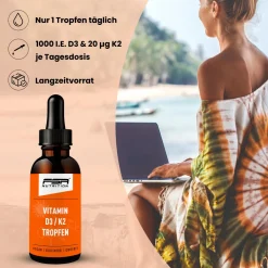 Vitamin D3 K2-MK7 Tropfen|FSA NUTRITION Hot