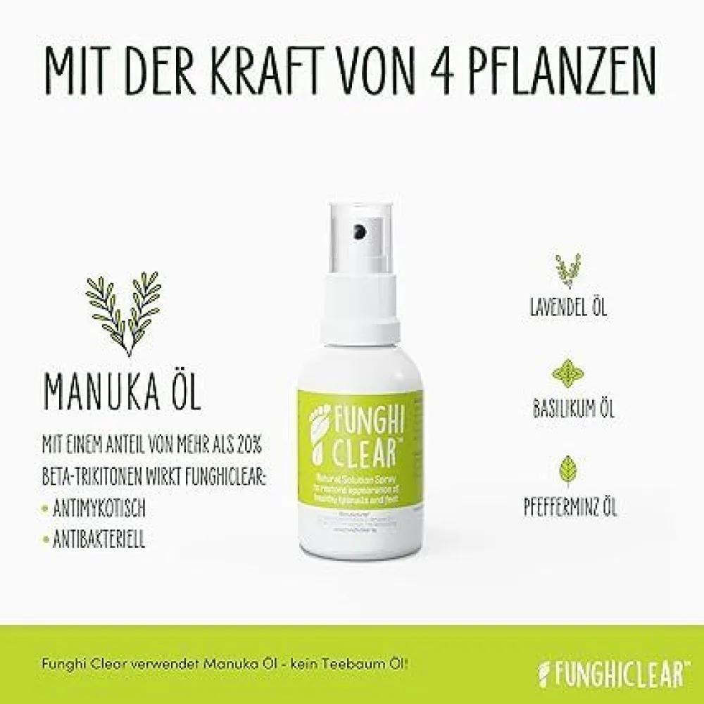 FUNGHICLEAR Anti-Nagelpilz- & Anti-Fußpilz-Spray mit Manukaöl> Online