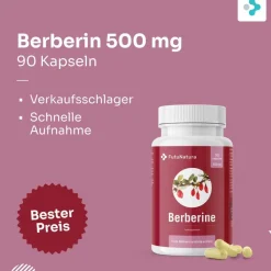 Berberin 500 mg - Berberitze (Berberis aristata)><noscript><img width=