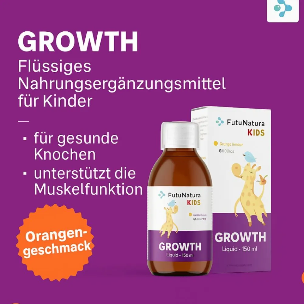 Growth – Nahrungsergänzung für Kinder in der Wachstumsphase|FutuNatura Clearance