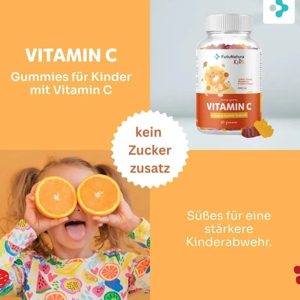 Vitamin C Gummies für Kinder - zur Stärkung der Immunität|FutuNatura Online