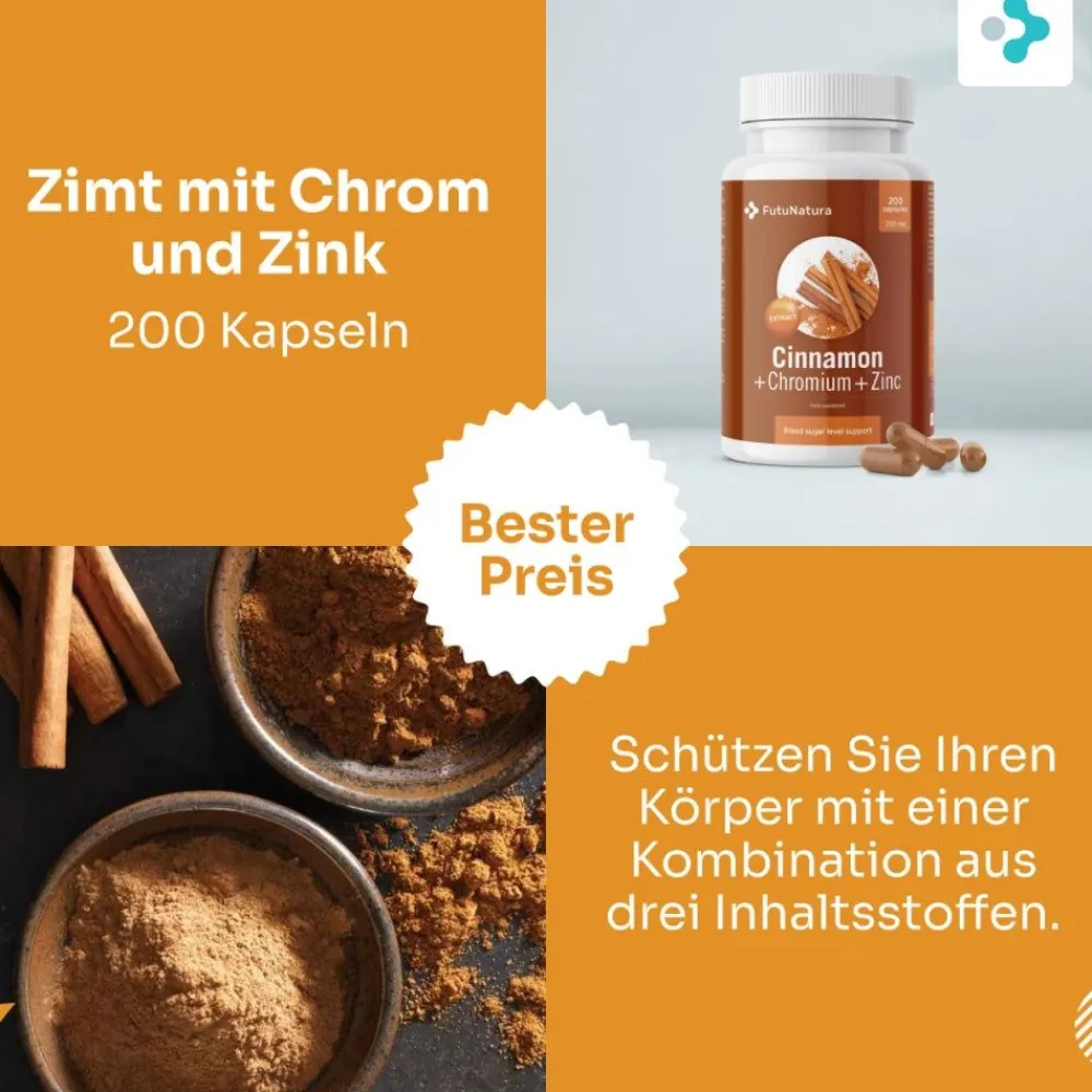Zimt mit Chrom und Zink>FutuNatura Outlet