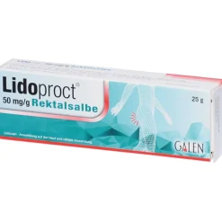 GALEN pharma GmbH – Lidoproct 50 mg/g Rektalsalbe> Hot