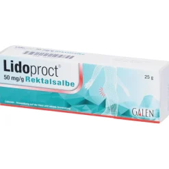 GALEN pharma GmbH – Lidoproct 50 mg/g Rektalsalbe><noscript><img width=