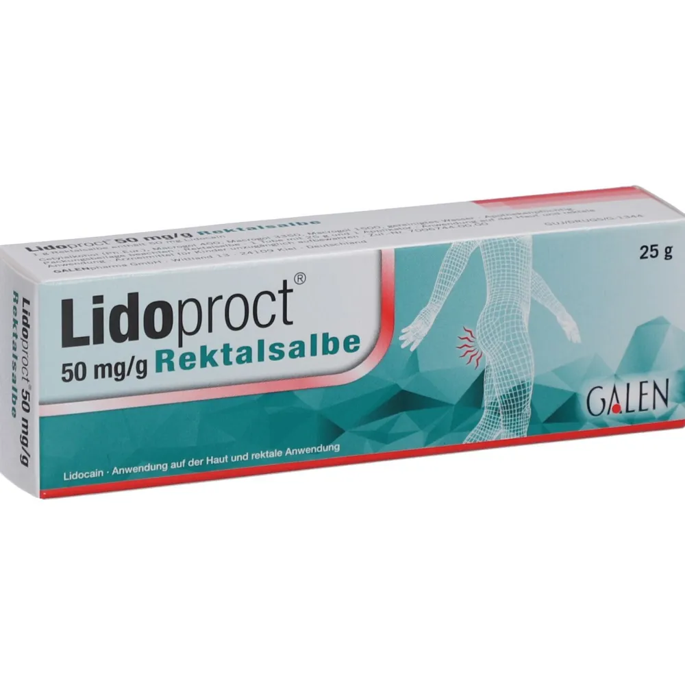 GALEN pharma GmbH – Lidoproct 50 mg/g Rektalsalbe> Hot