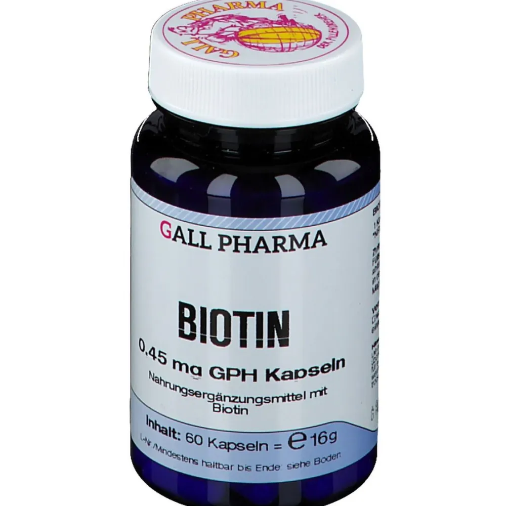 Biotin 0,45 mg GPH Kapseln>Gall Pharma Sale