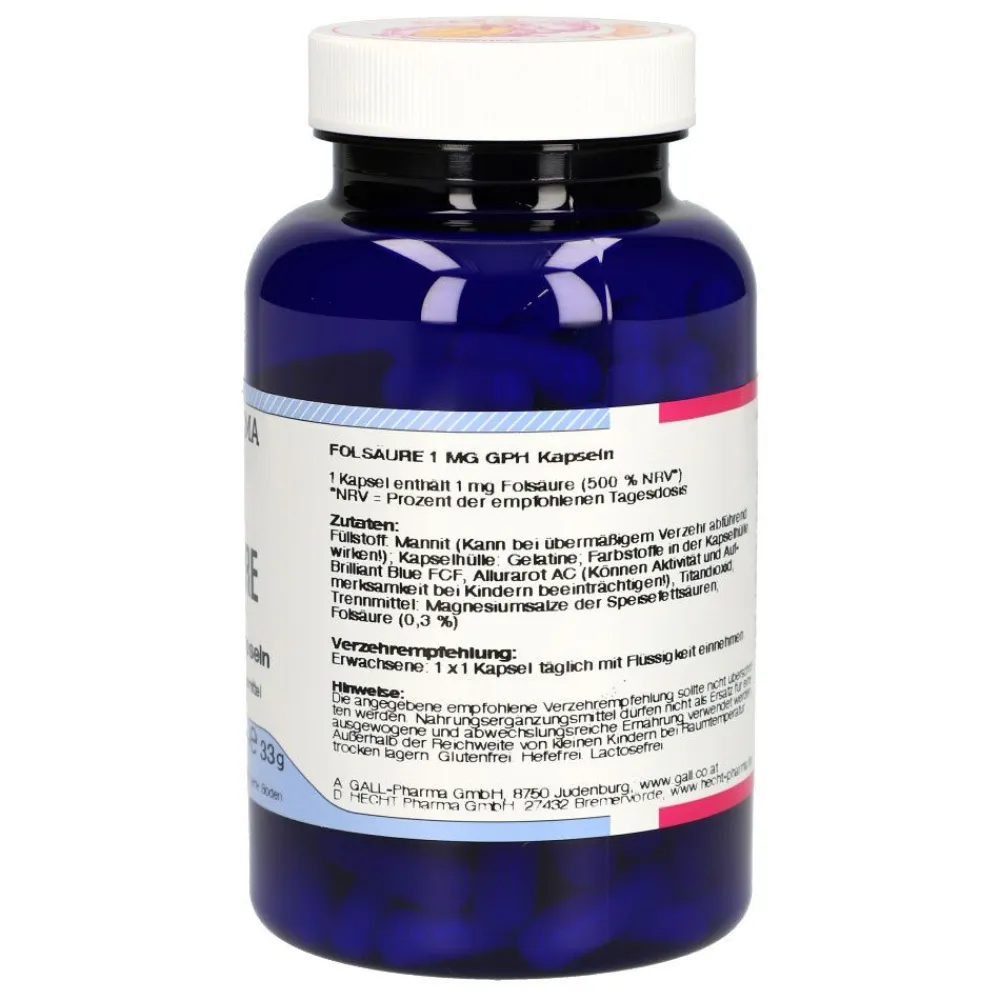 FOLSÄURE 1 mg GPH Kapseln|Gall Pharma Best