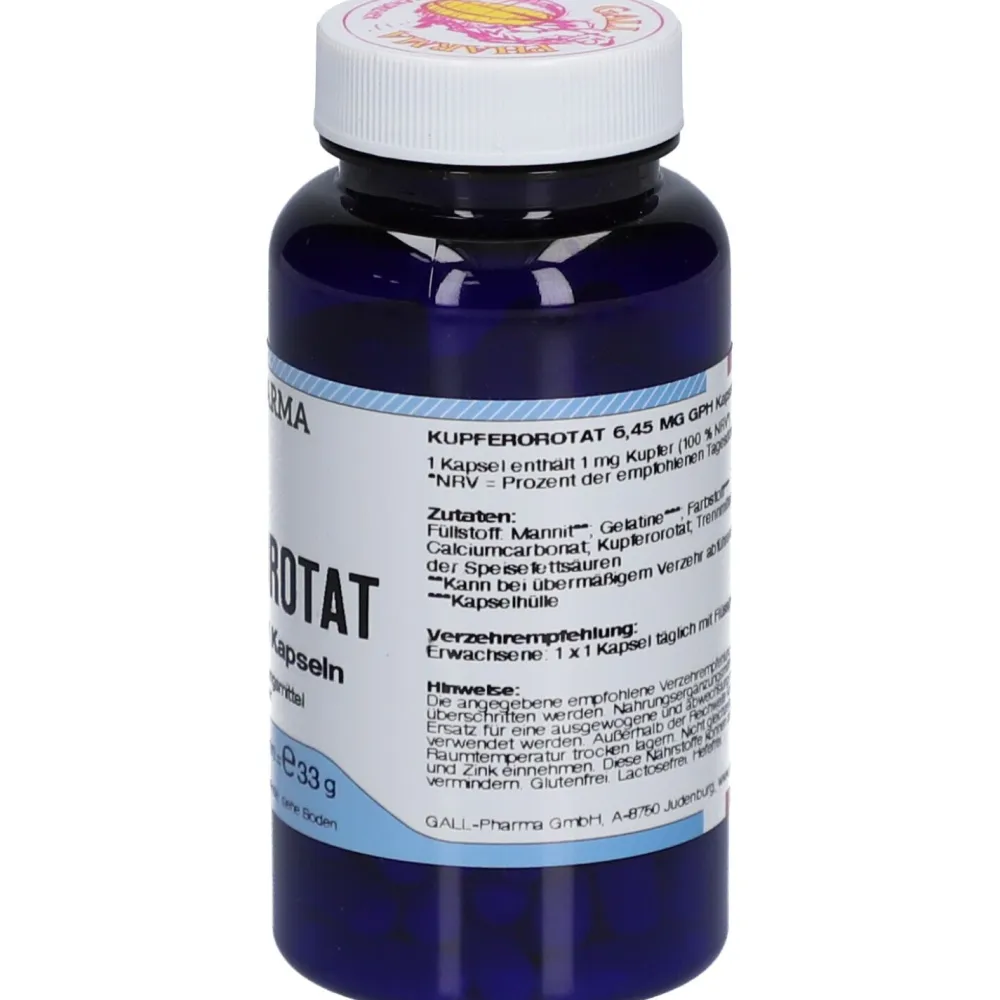 KUPFEROROTAT 6,45 mg GPH Kapseln|Gall Pharma Online