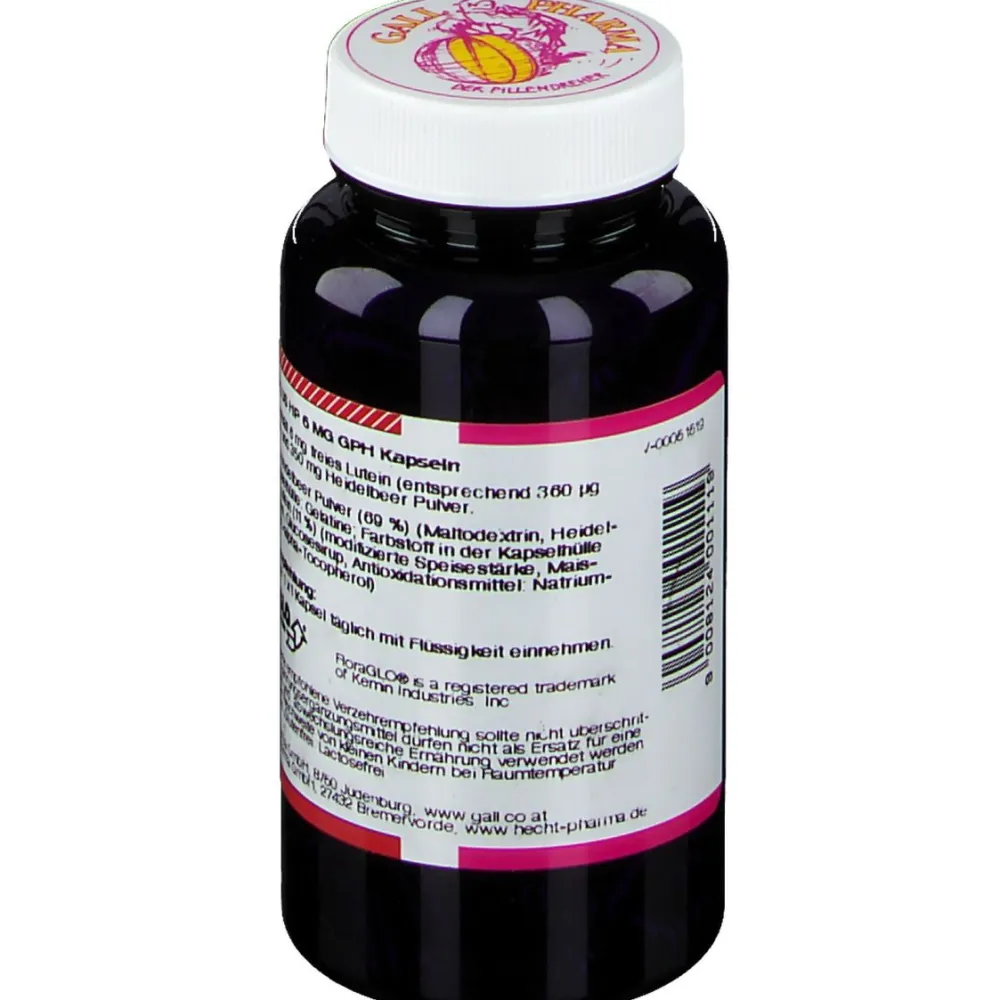 Lutein plus HP 6 mg Kapseln|Gall Pharma Outlet