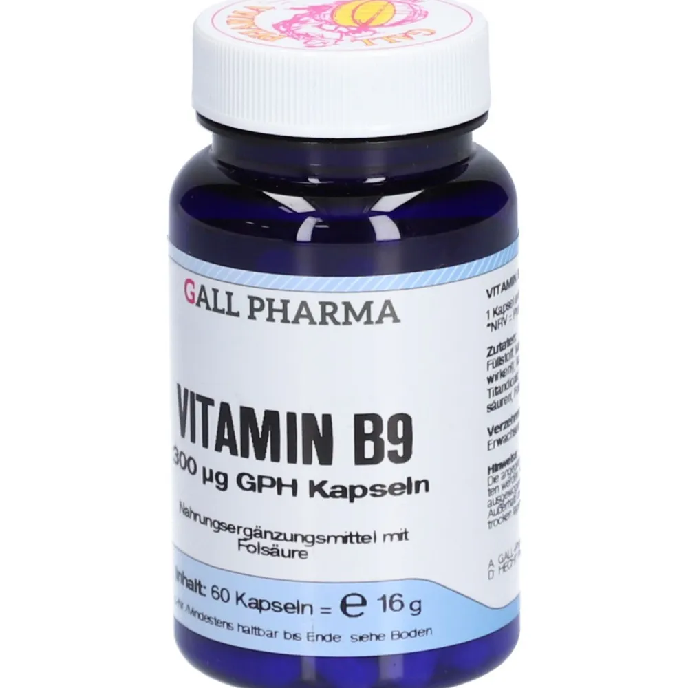 Vitamin B9 300 µg GPH Kapseln|Gall Pharma Outlet