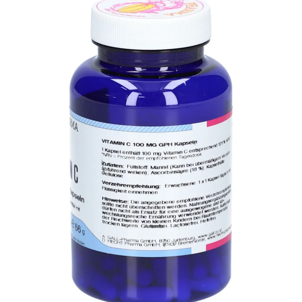 Vitamin C 100 mg GPH Kapseln|Gall Pharma Clearance
