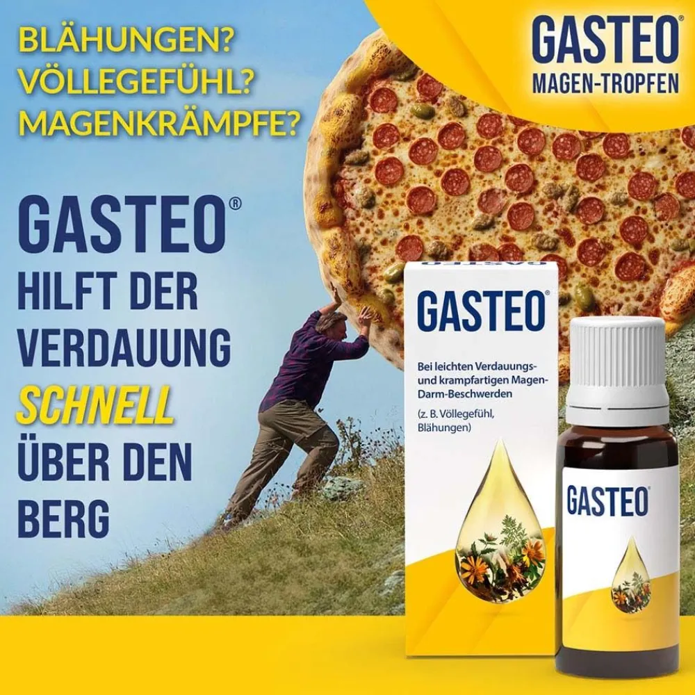 GASTEO® Tropfen bei Magen-Darm-Beschwerden>