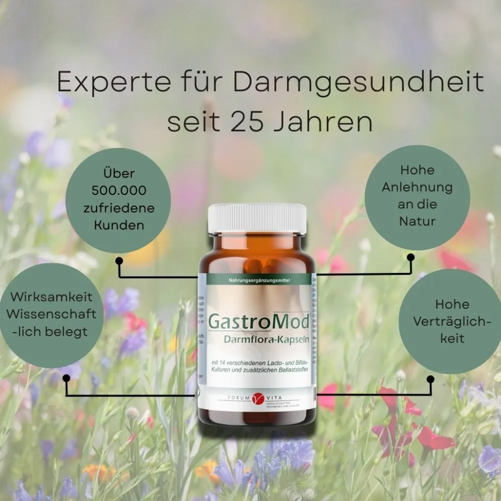 GastroMod Probiotika 14 Bakterienstämme + Inulin zur Darmkur - Forum Vita®> Outlet