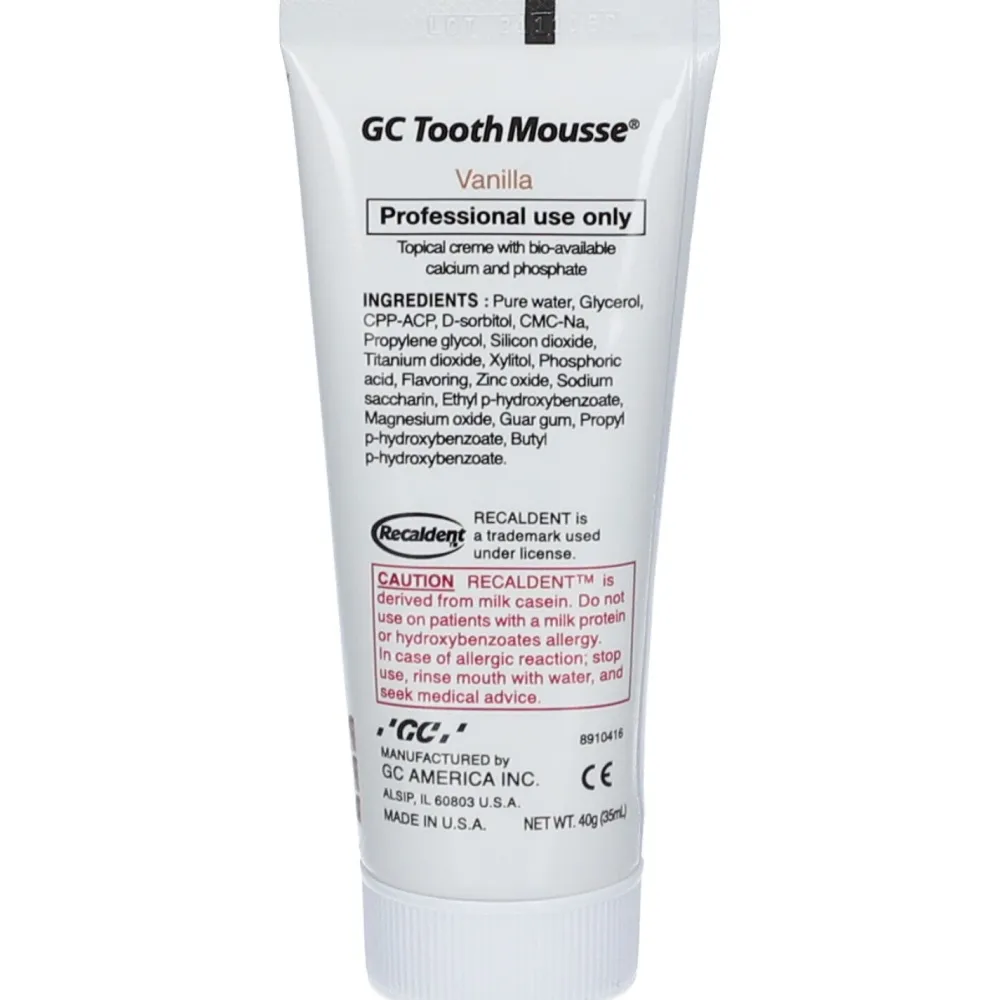 Tooth Mousse Zahnpasta Vanille>GC Clearance