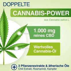 Cannabis CBD Wärmegel 1000 mg|Gelencium