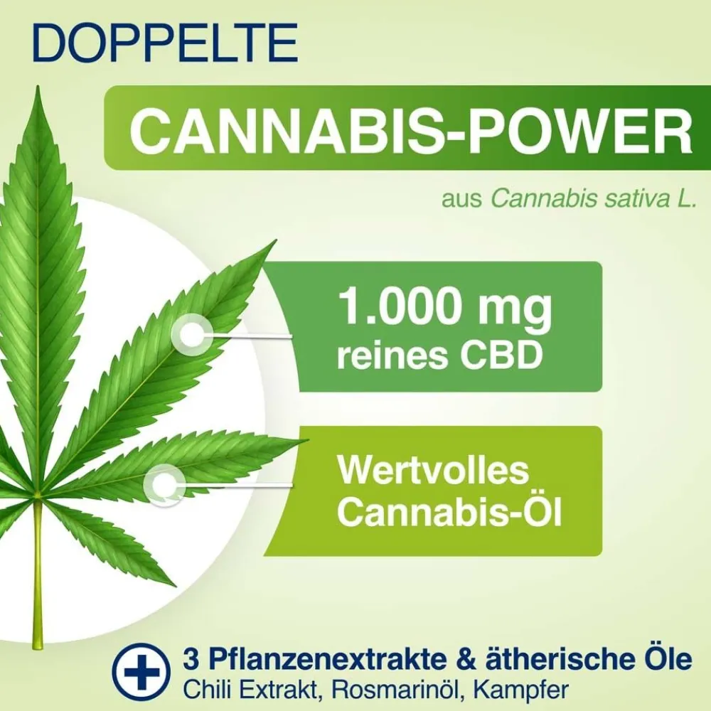 Cannabis CBD Wärmegel 1000 mg|Gelencium
