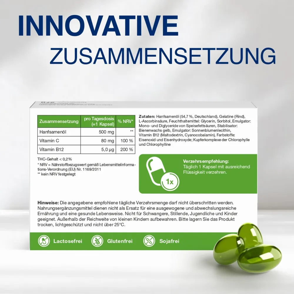 ® Cannabis Plus Kapseln mit Vitamin B12|Gelencium Sale