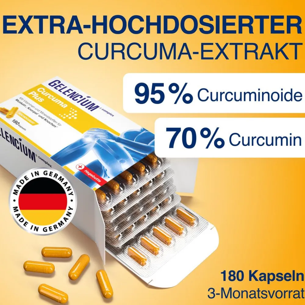 ® Curcuma Plus hochdosiert mit Vitamin C|Gelencium Clearance