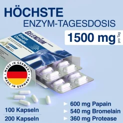 ® Enzym Complex hochdosiert mit Bromelain>Gelencium