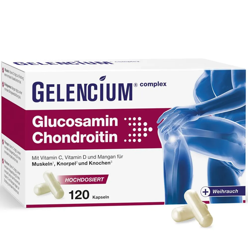 ® Glucosamin Chondroitin hochdosiert mit Vitamin C|Gelencium Hot