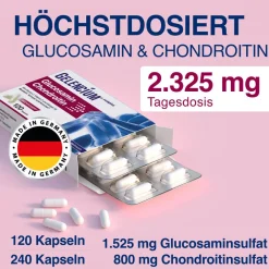 ® Glucosamin Chondroitin hochdosiert mit Vitamin C|Gelencium Hot
