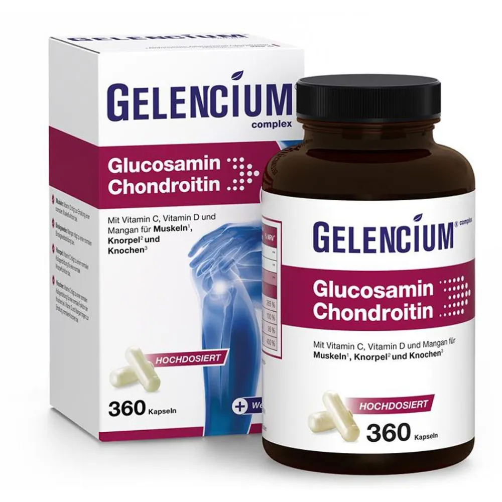 ® Glucosamin Chondroitin hochdosiert mit Vitamin C>Gelencium Discount