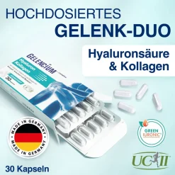® Hyaluron Kollagen hochdosiert mit Vitamin C|Gelencium Best