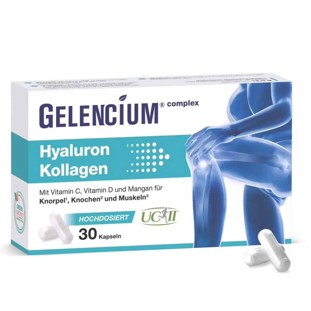 ® Hyaluron Kollagen hochdosiert mit Vitamin C|Gelencium Online