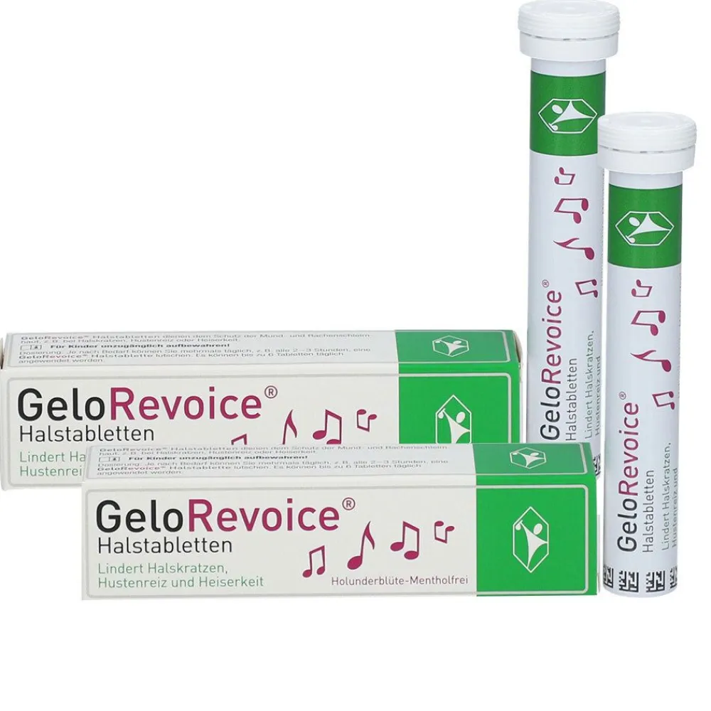 GeloRevoice Halstabletten Holunderblüte-Mentholfrei bei Heiserkeit> Online
