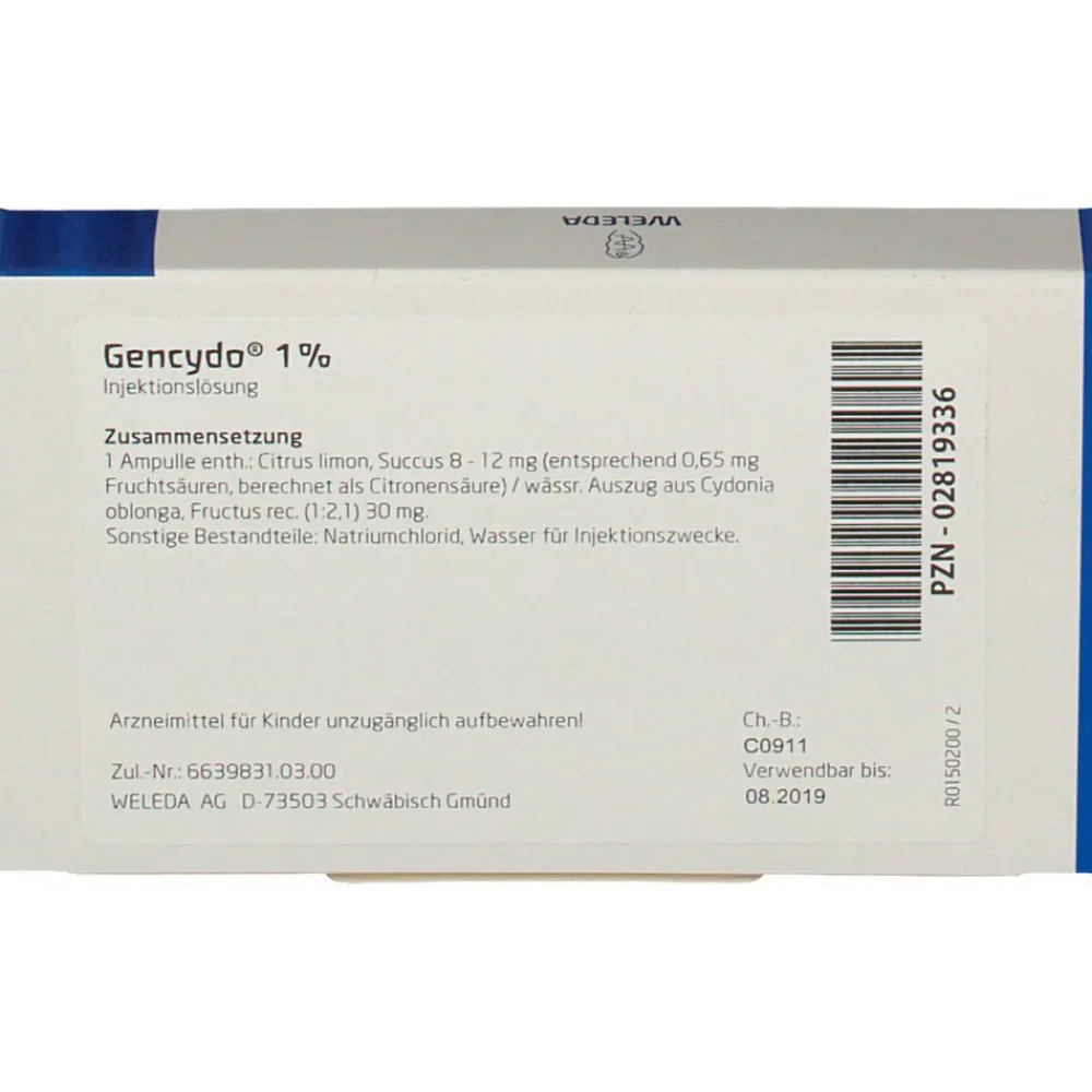 Gencydo 1 %|WELEDA New