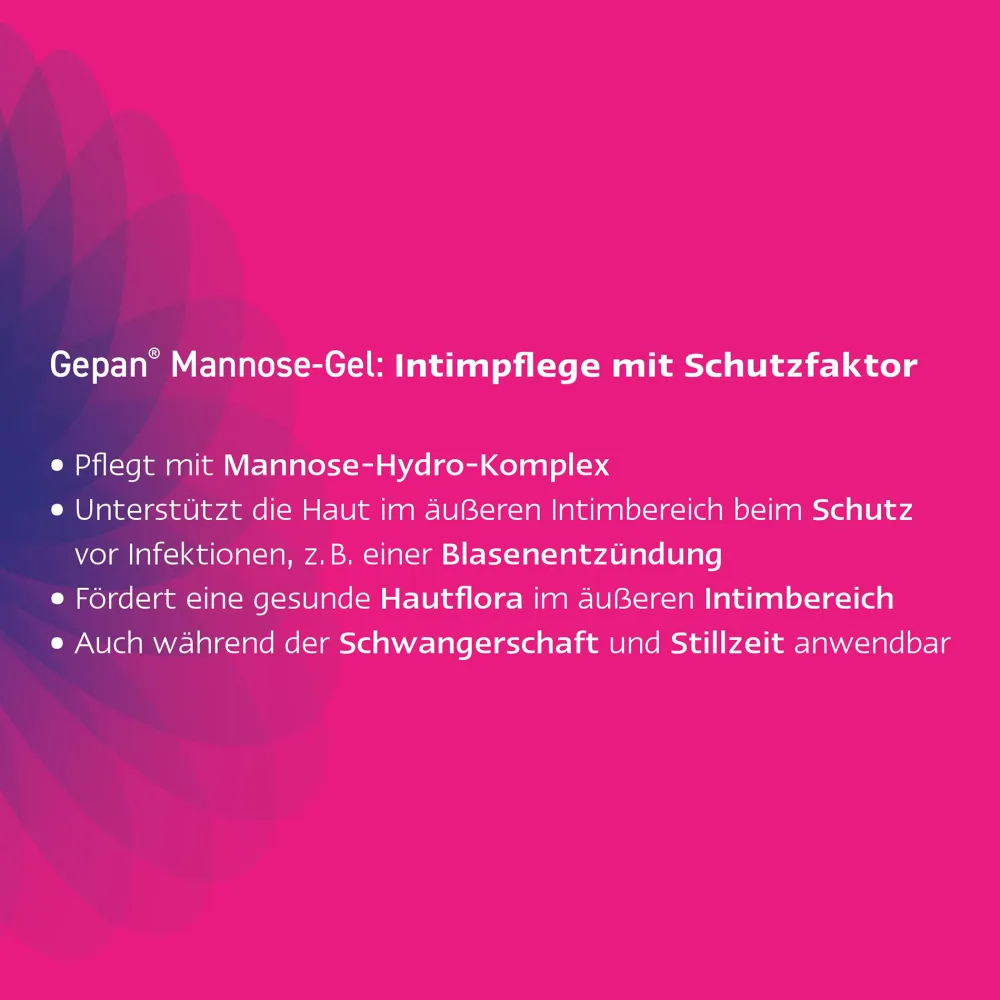 Gepan Mannose-Gel die Intimpflege mit Schutzfaktor 30ml> Online