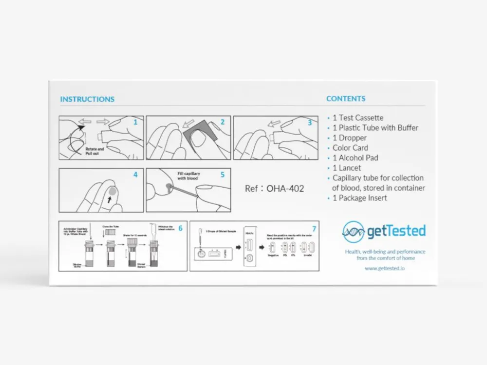 GetTested Diabetes HbA1c-Test| Online