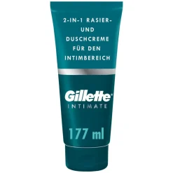 Intimate Reinigungs- und Rasiercreme für den Intimbereich>Gillette Hot