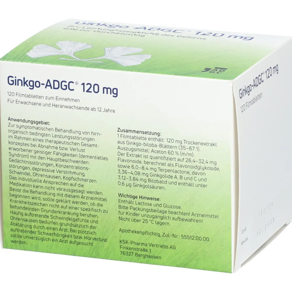 Ginkgo-ADGC® 120 mg>