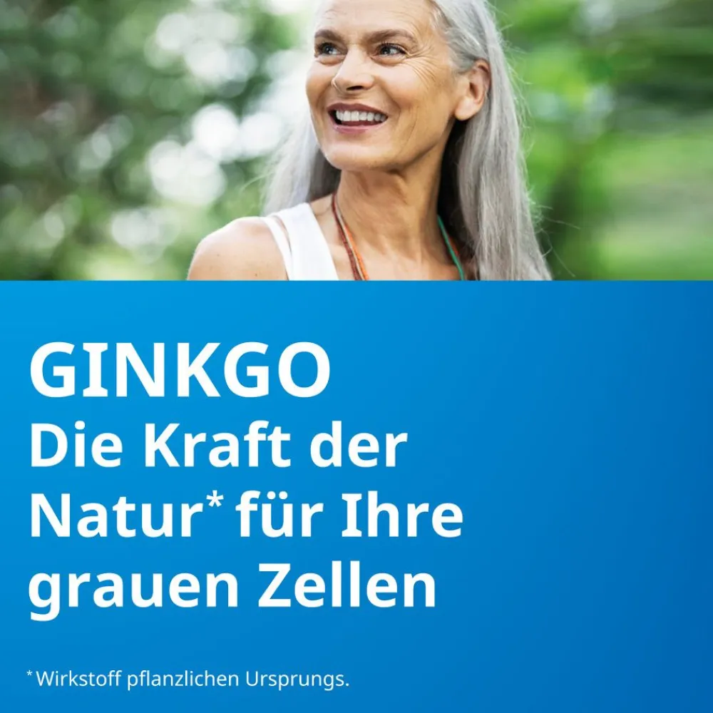 Ginkgo Biloba STADA® 120 mg bei Gedächtnis- und Konzentrationsstörungen - Jetzt 15% mit dem Code stada15 sparen*>