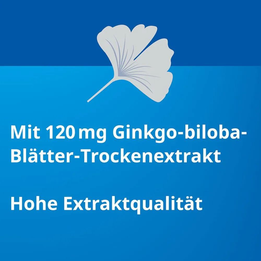 Ginkgo Biloba STADA® 120 mg bei Gedächtnis- und Konzentrationsstörungen - Jetzt 15% mit dem Code stada15 sparen*>