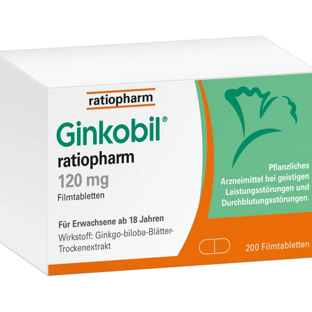Ginkobil® 120mg mit Ginkgo biloba>ratiopharm New