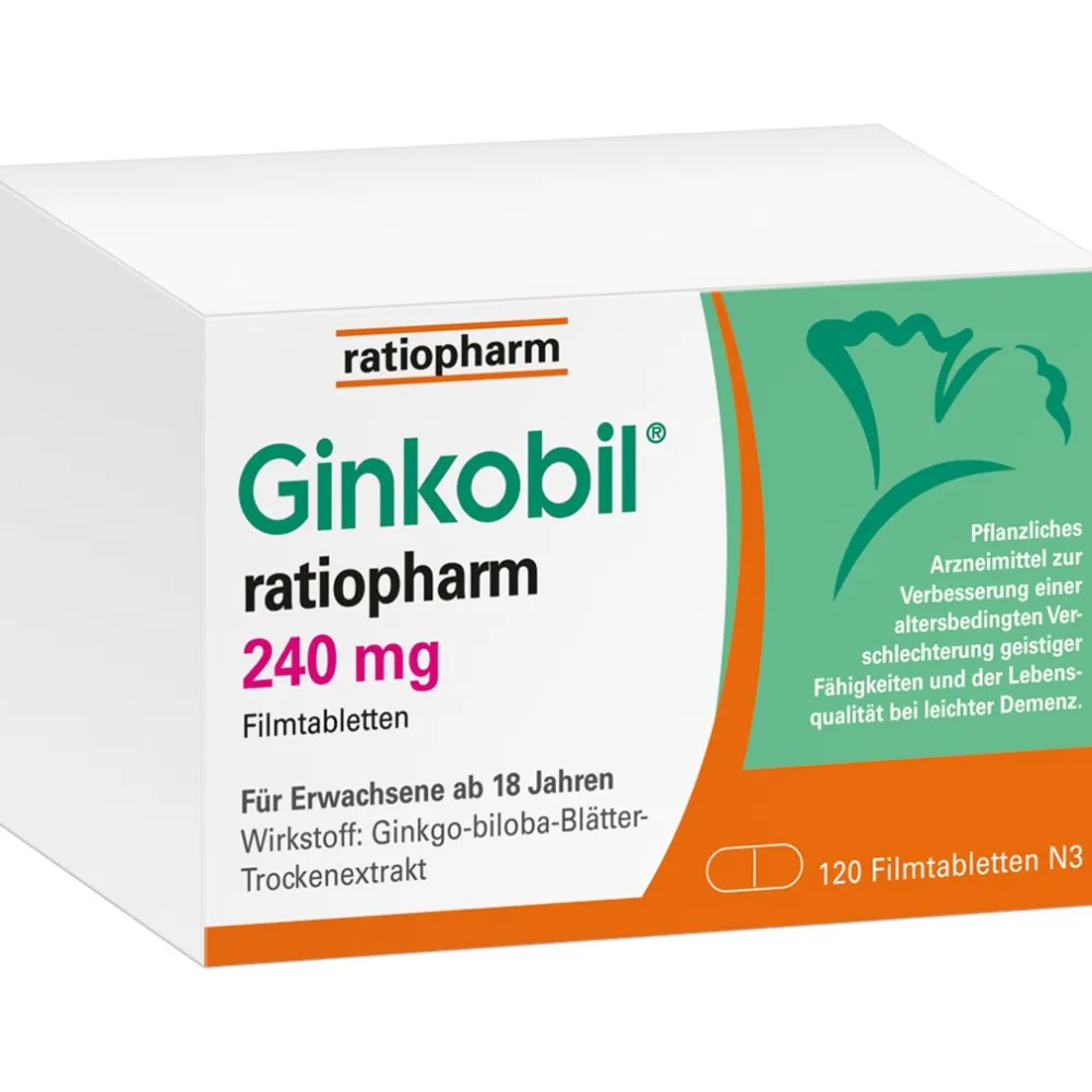 Ginkobil® 240mg mit Ginkgo biloba>ratiopharm