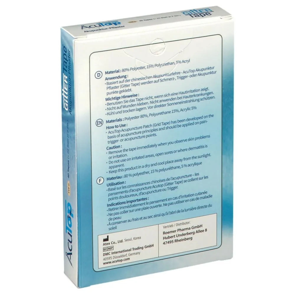 GITTER Tape Akupunktur-Pflaster 4,5 cm x 6 cm| Online