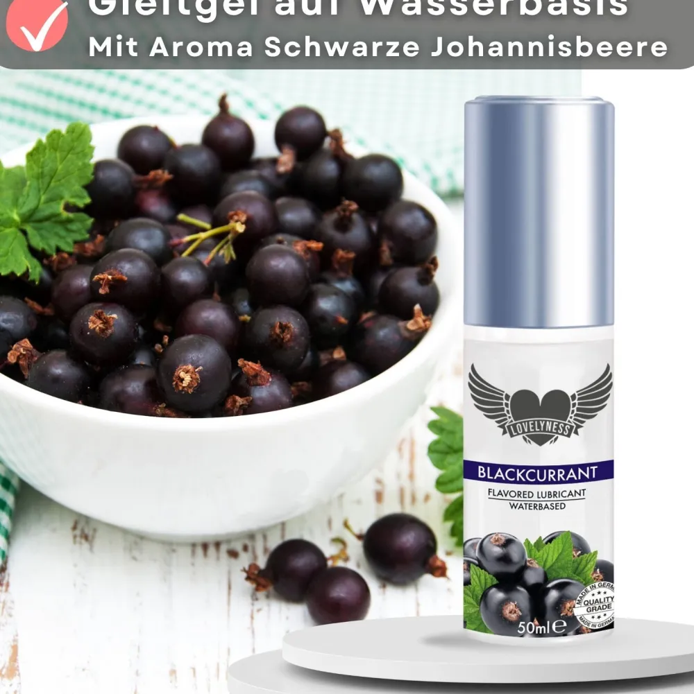 Gleitgel und Massageöl 2in1 mit Geschmack Waldfrucht -|LOVELYNESS Outlet