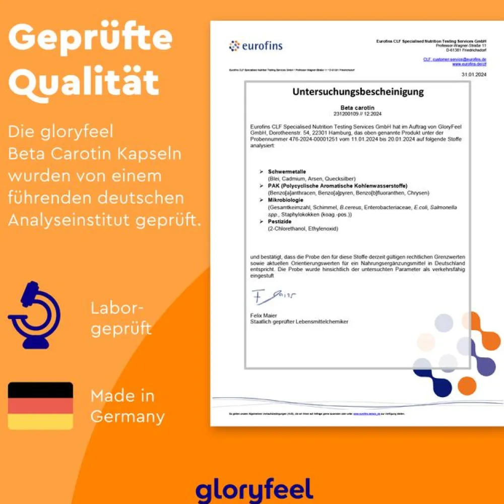 ® Beta Carotin Karottenextrakt Kapseln>gloryfeel Online
