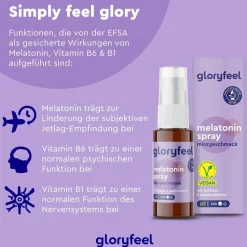 ® Melatonin + Baldrian, Lavendel + Melissen Extrakt Spray Minze|gloryfeel New